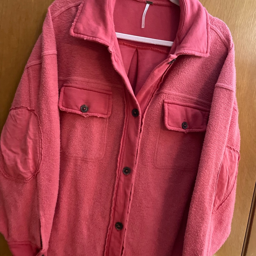 Free people ruby jacket red size small shacket - Picture 2 of 7